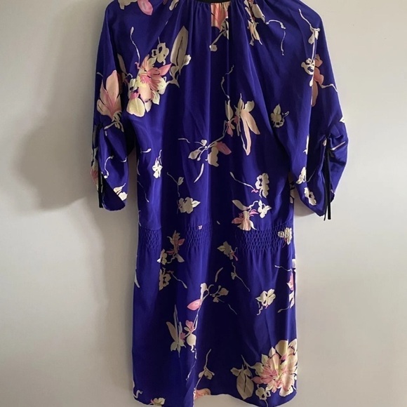 YUMI KIM Silk Drawstring Peasant Dress Women’s Size Small (407) - Picture 3 of 6